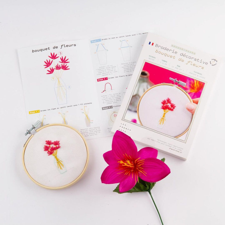 Flower Embroidery Kit
