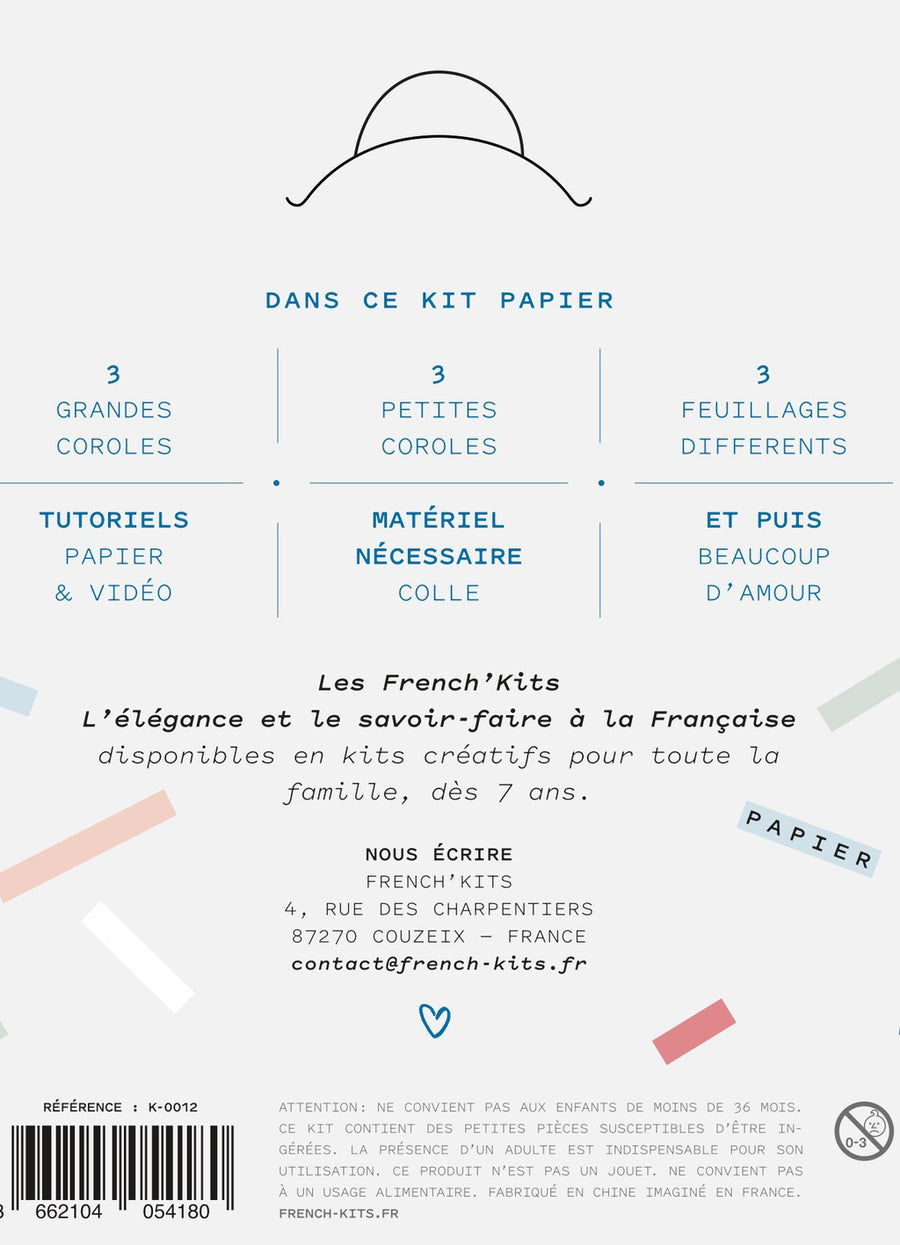 Kit pour créer 3 vide-poches Fleurs