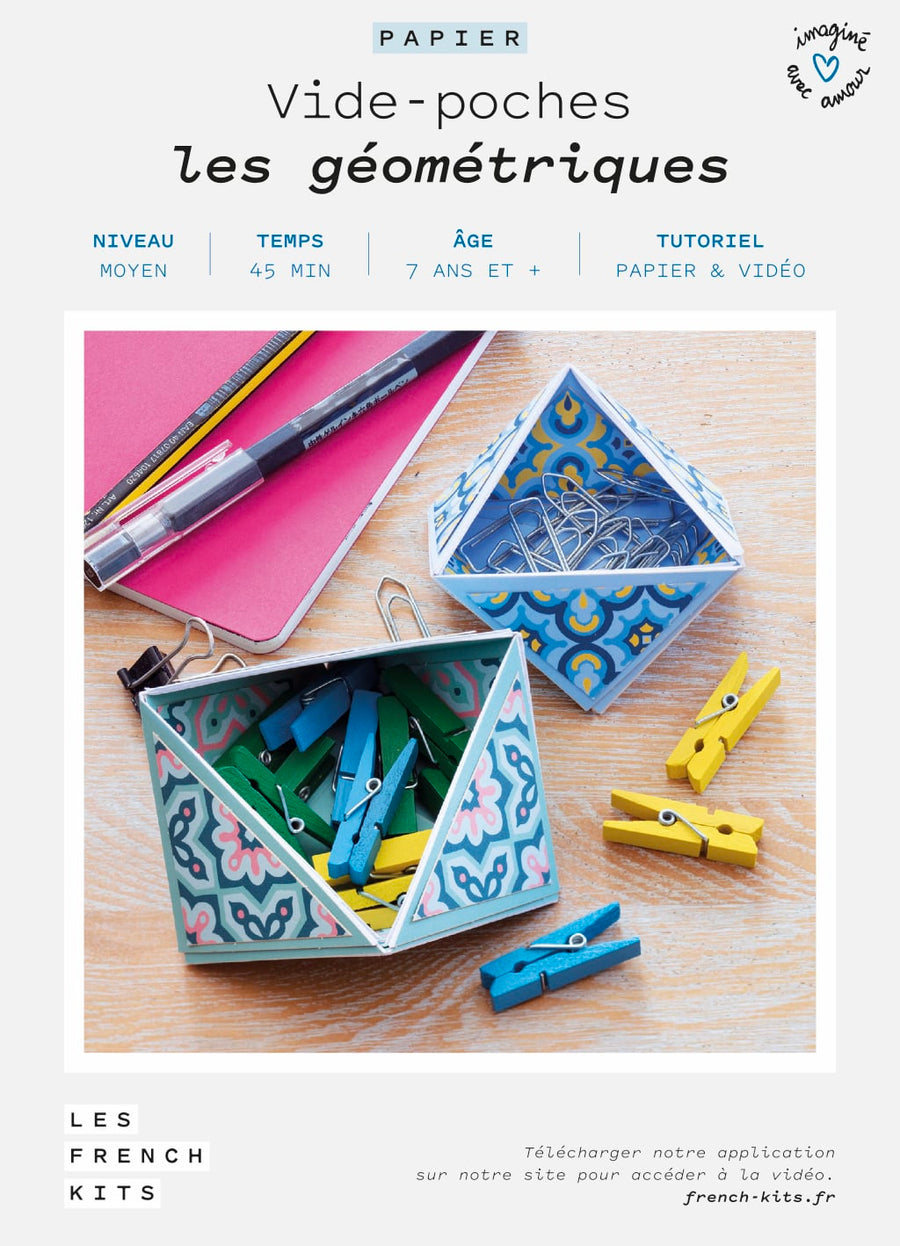 Kit pour créer 3 vide-poches Les Géométriques