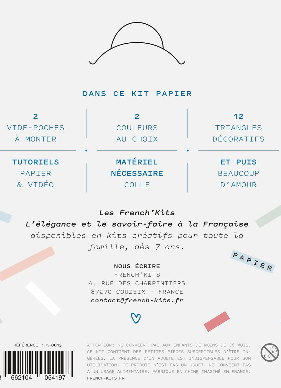 Kit pour créer 3 vide-poches Les Géométriques
