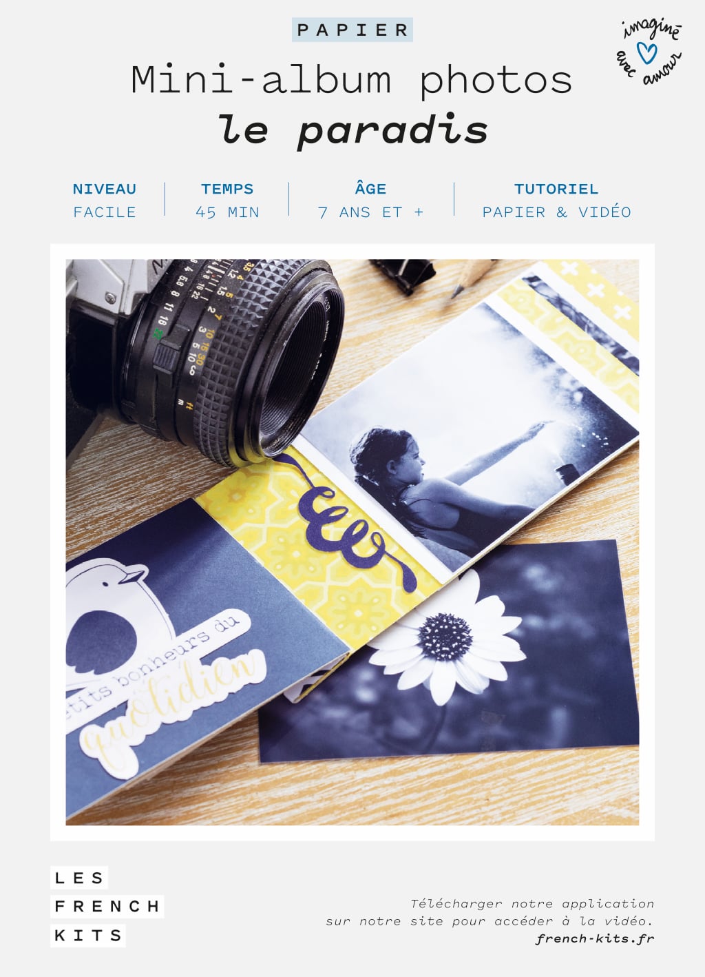 Kit to create mini-photo album 