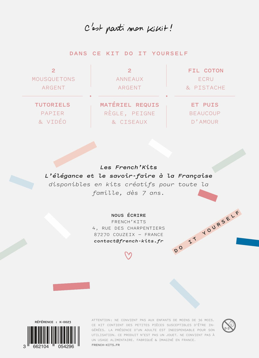 Kit Macramé Porte-clés – Nœuds & Torsade