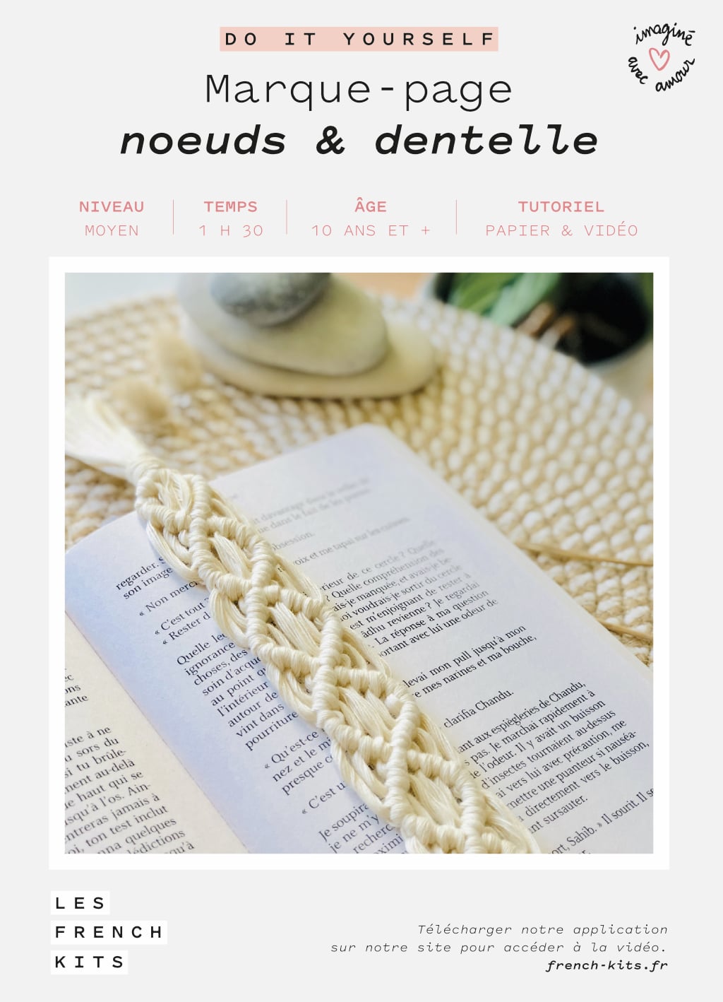 concevoir un marque pages à noeuds personnalisé