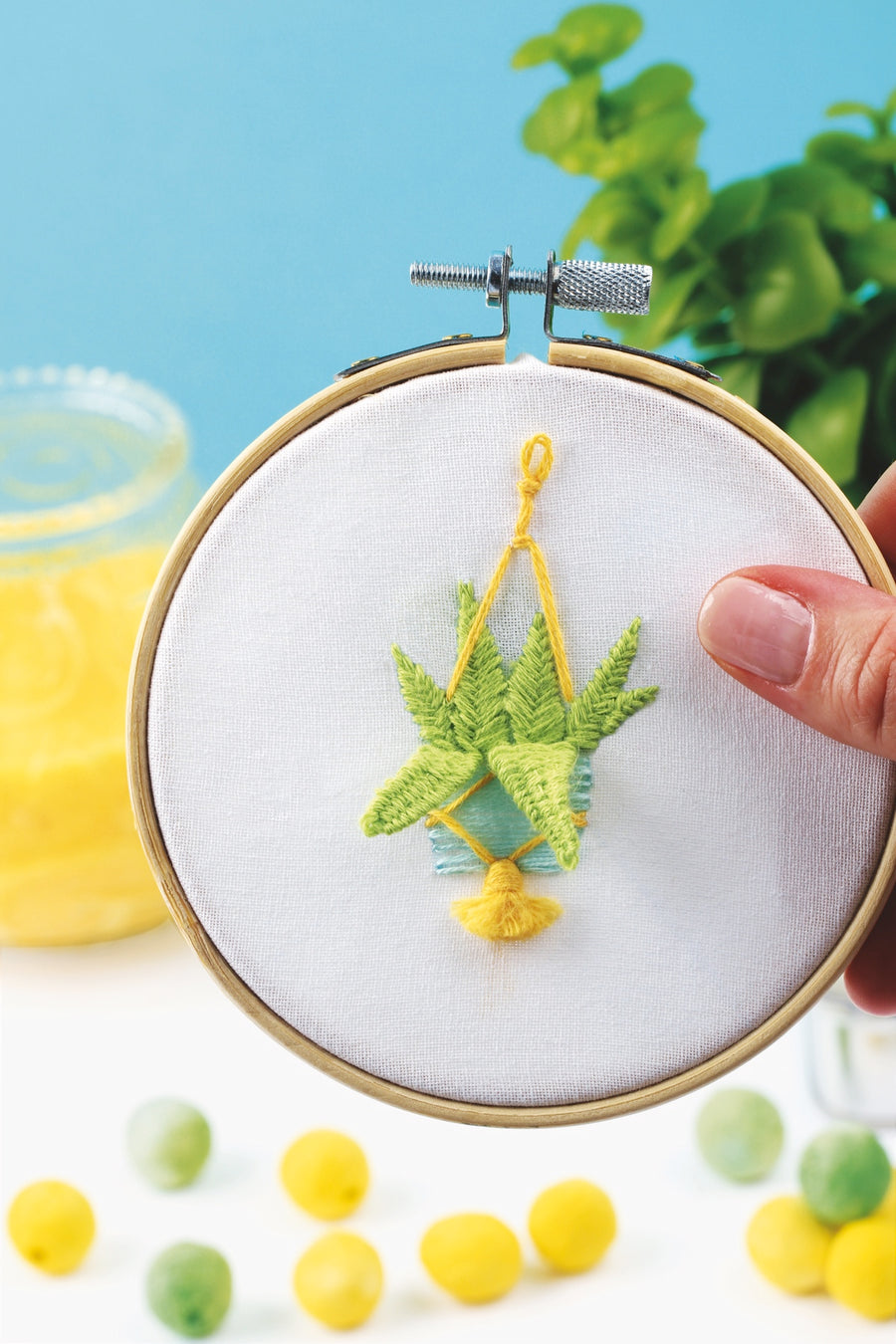 Kit Broderie Green - Aloe Vera