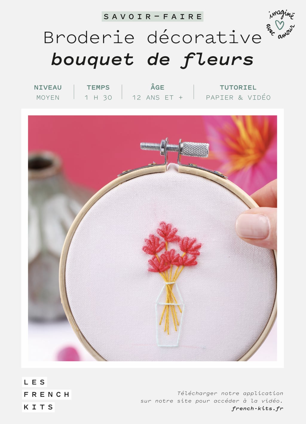 Flower Embroidery Kit