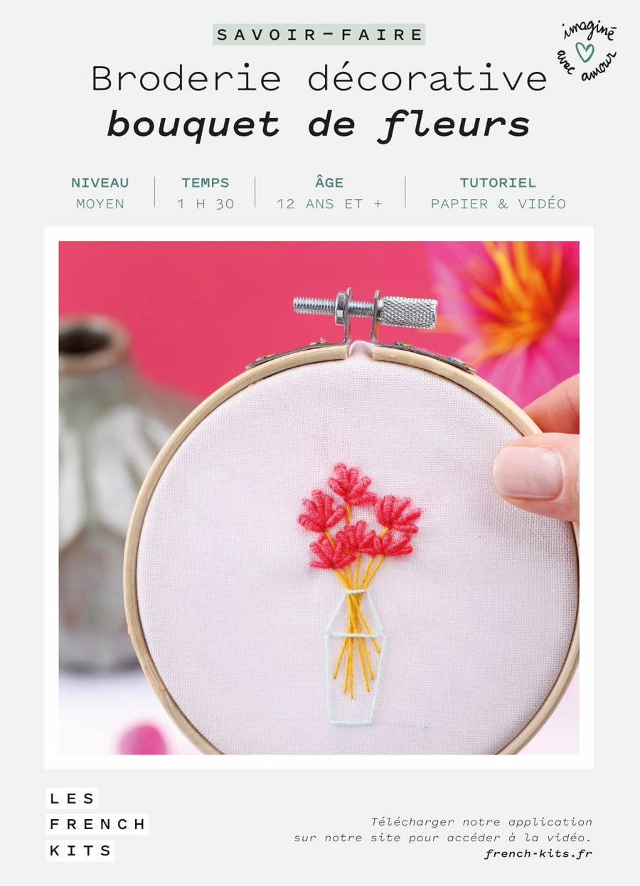 Flower Embroidery Kit
