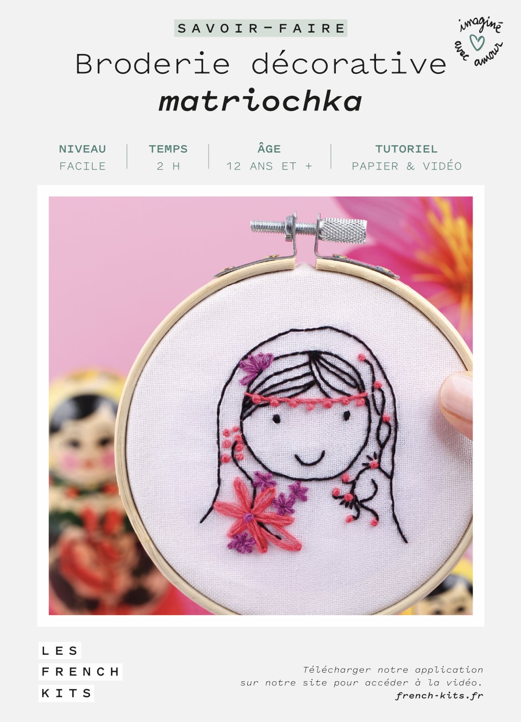 Matryoshka Embroidery Kit
