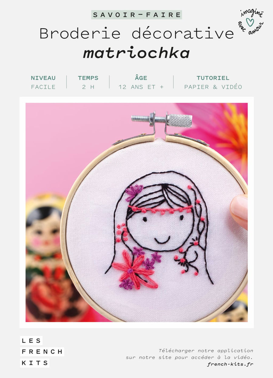 Kit Broderie Matriochka