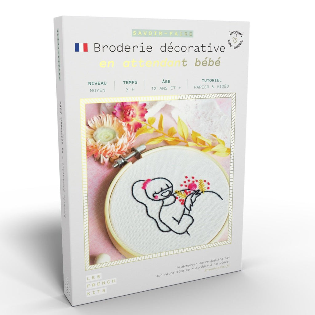Pregnant Woman Embroidery Kit
