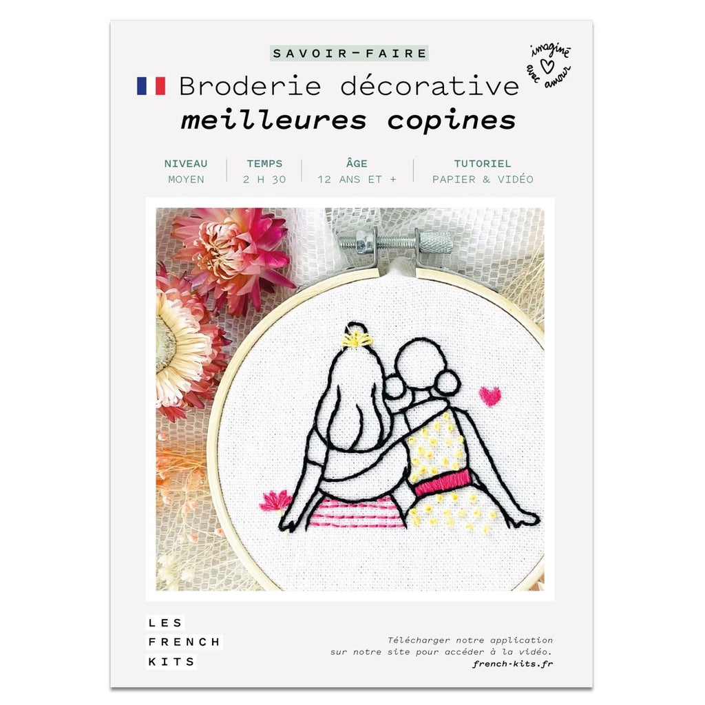 Embroidery Kit - Best Friends
