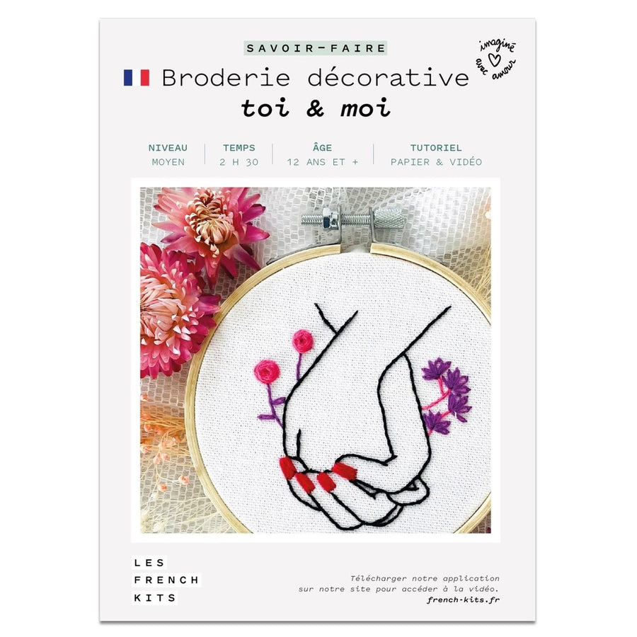 Embroidery Kit - You &amp; me