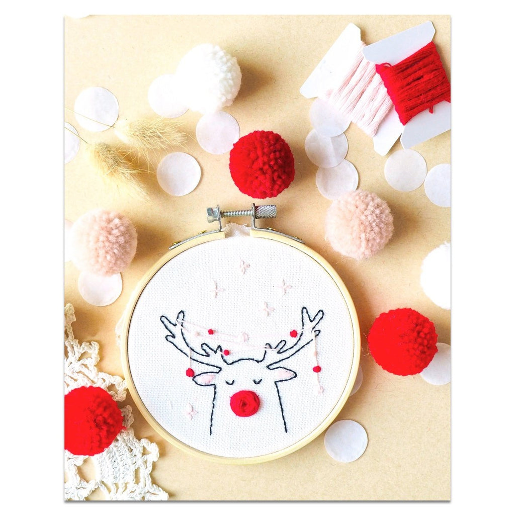 Reindeer Embroidery Kit