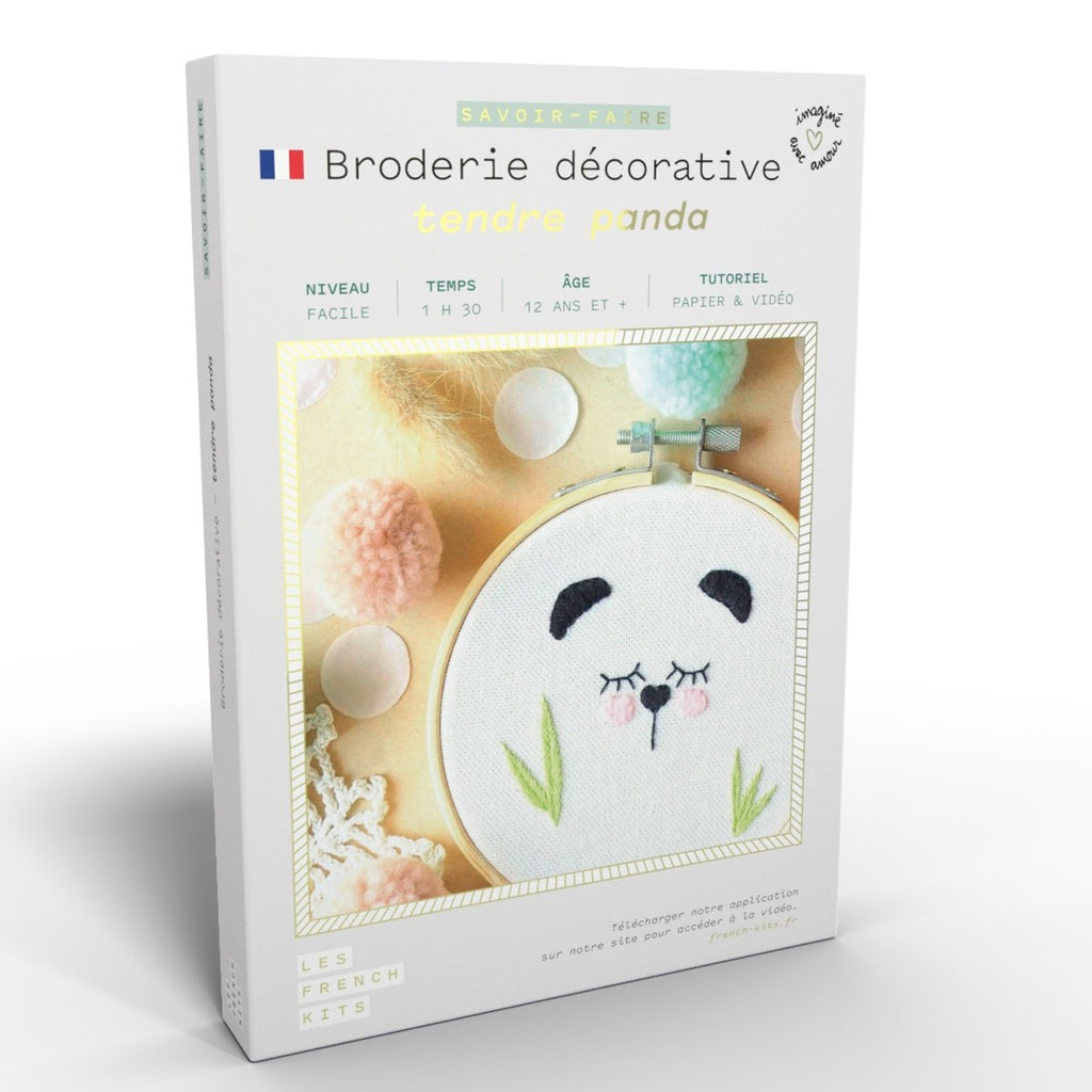 Panda Embroidery Kit