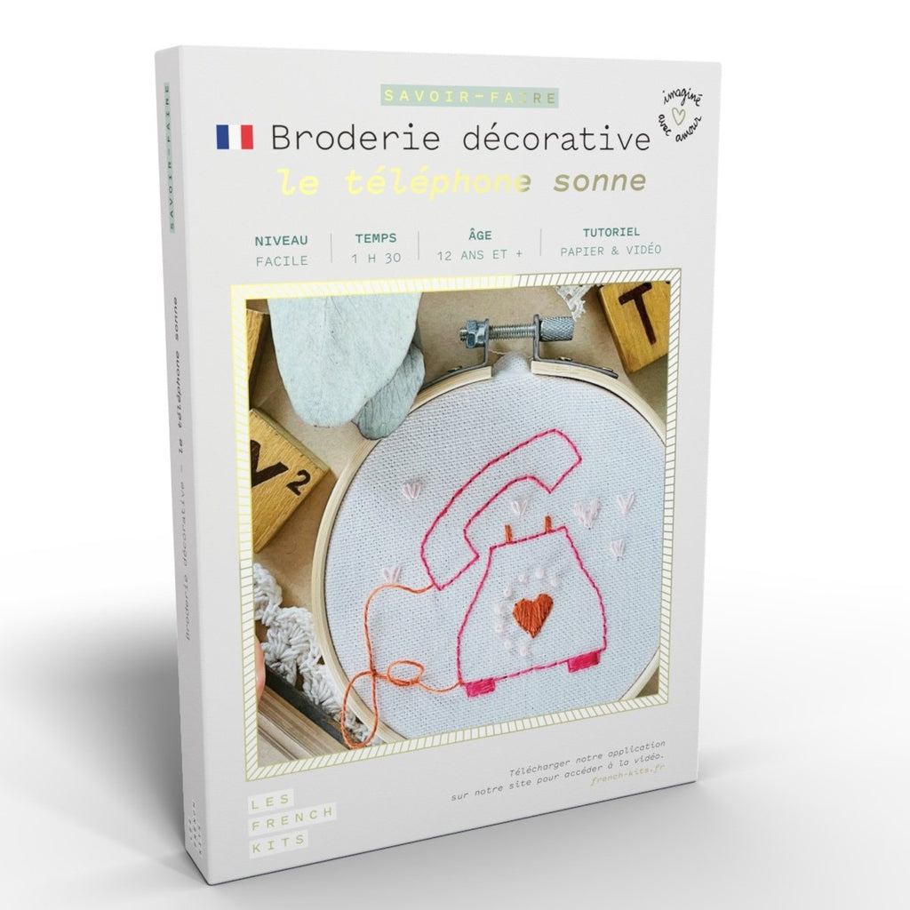 Embroidery Kit - The phone rings