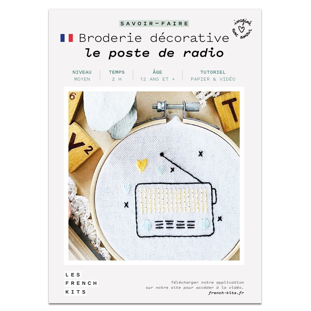 Embroidery Kit - The radio station