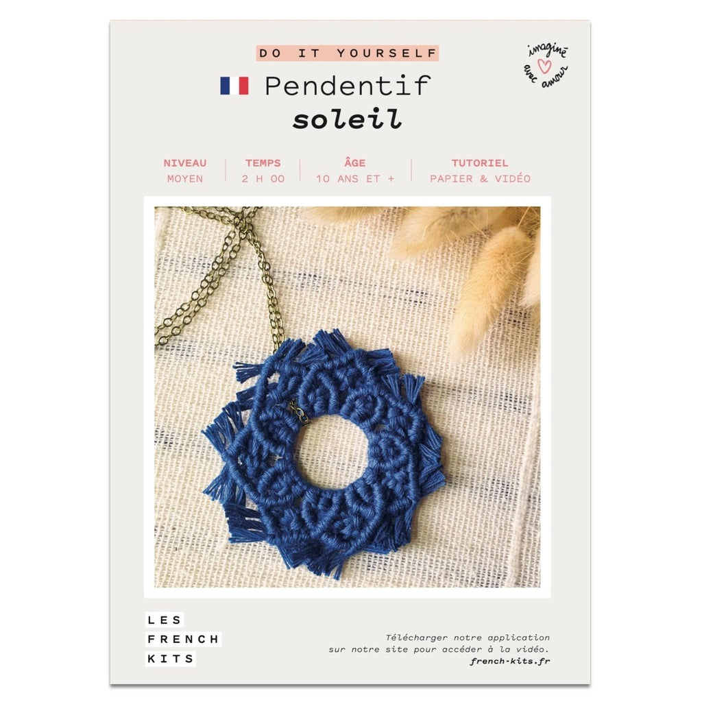 Macramé Pendant Kit - Sun