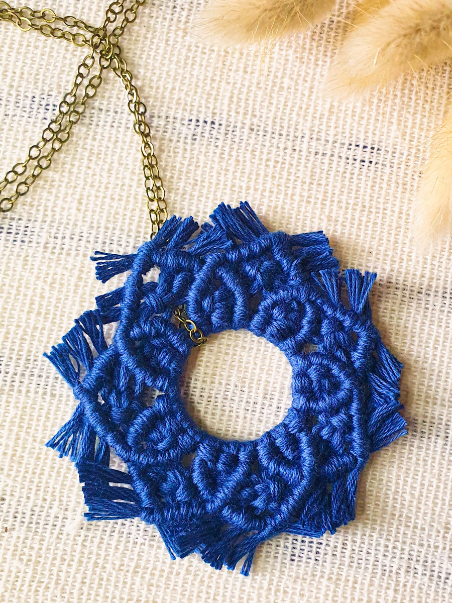 Kit Macramé Pendentif - Soleil