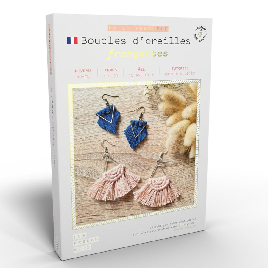 Kit Macramé Earrings - Fringes