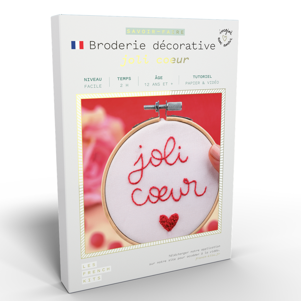 Pretty Heart Embroidery Kit