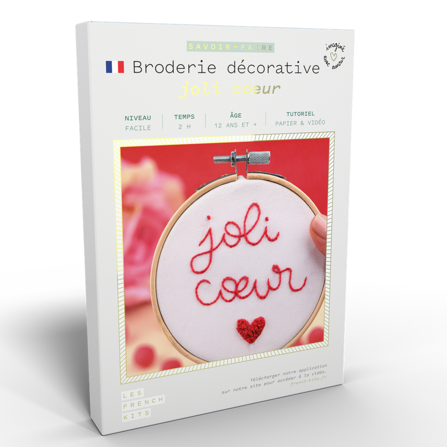 Pretty Heart Embroidery Kit