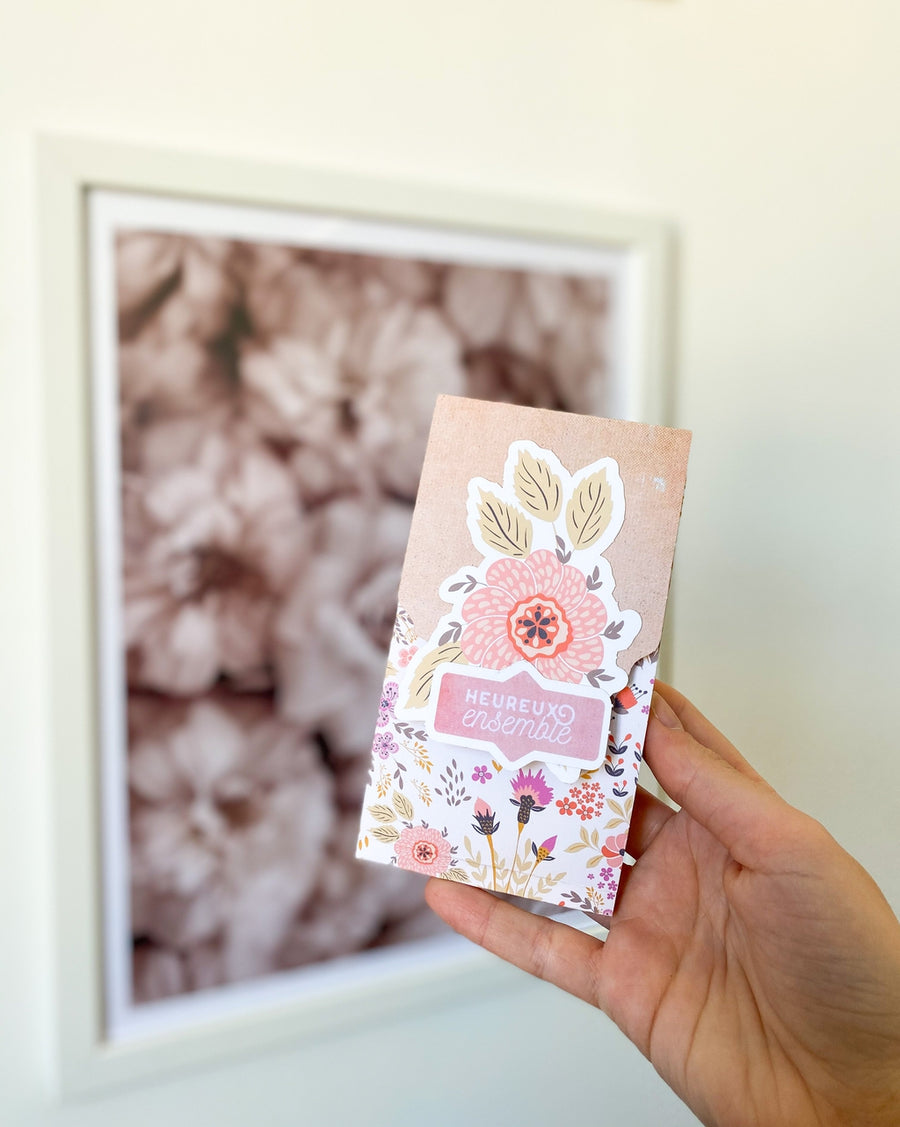 Kit pour créer mini-album photo "Instants de joie" en papier
