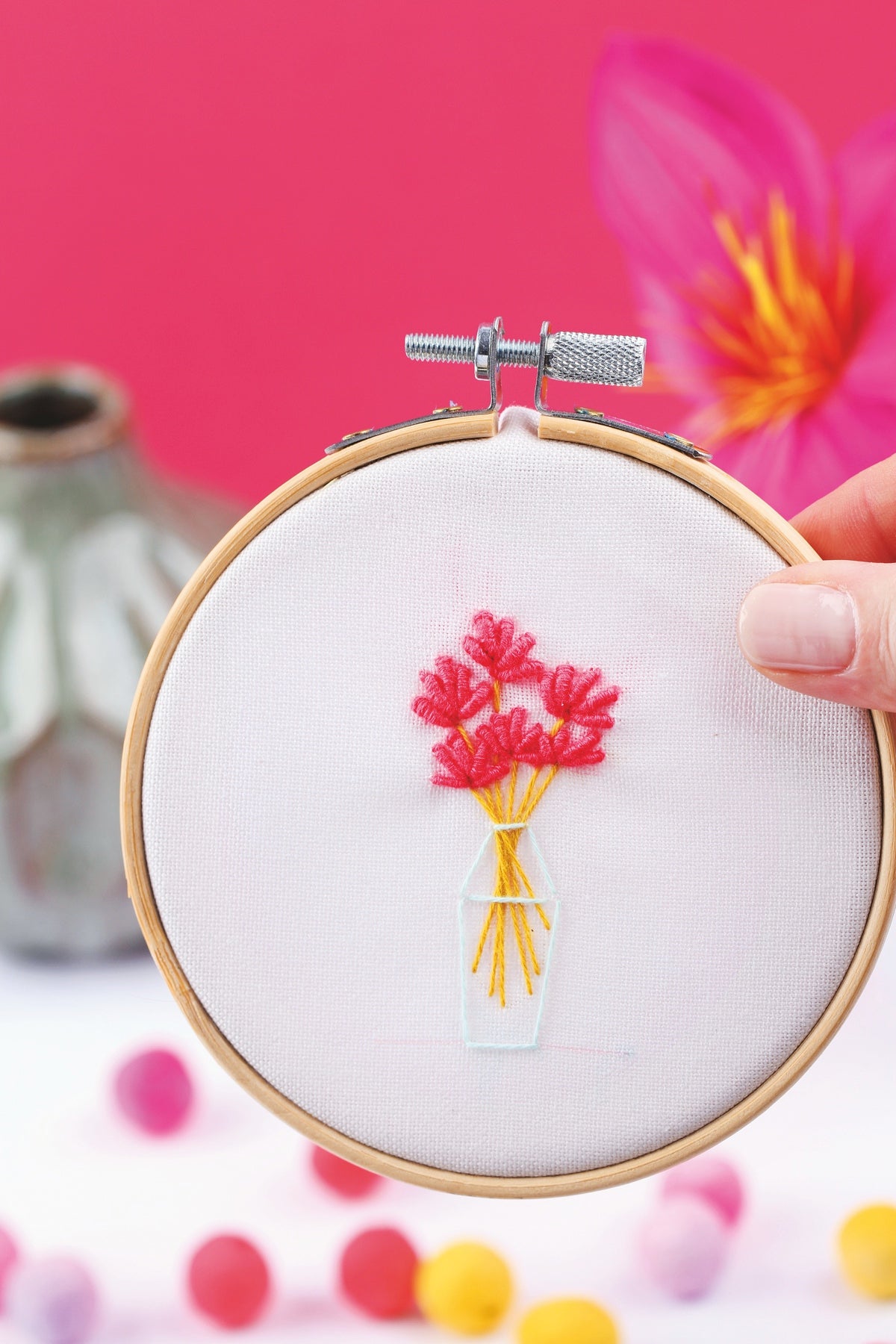 Flower Embroidery Kit