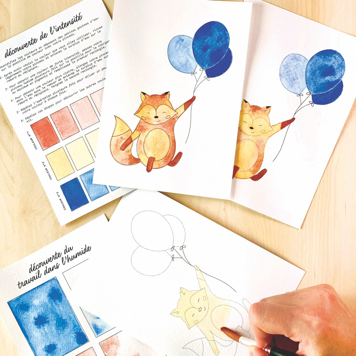 Kit Aquarelle Artisanale 